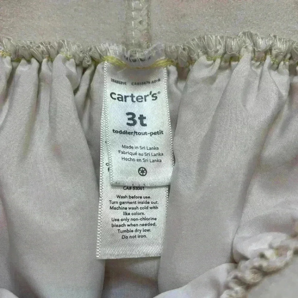 Carter’s Lined Toddler Size 3T Skirt Gold - Picture 3 of 5
